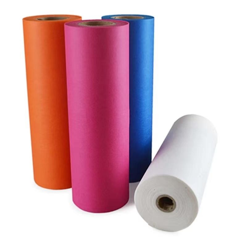 Hot selling biodegradable polypropylene bag materials non woven fabric rolls telas tnt